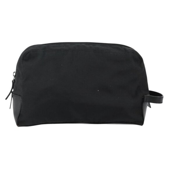 GUCCI Clutch Bag Nylon Leather Black Silver - Picture 9 of 15